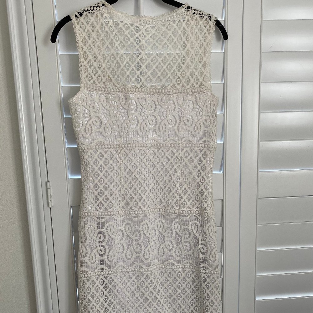 Laundry by Shelli Segal white lace mini dress - Picture 8 of 10